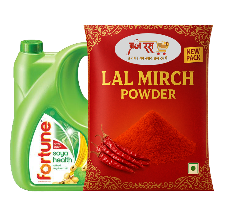 Braj Ras store par fresh sabzi aur fruits aur grocery vrindavan mathura